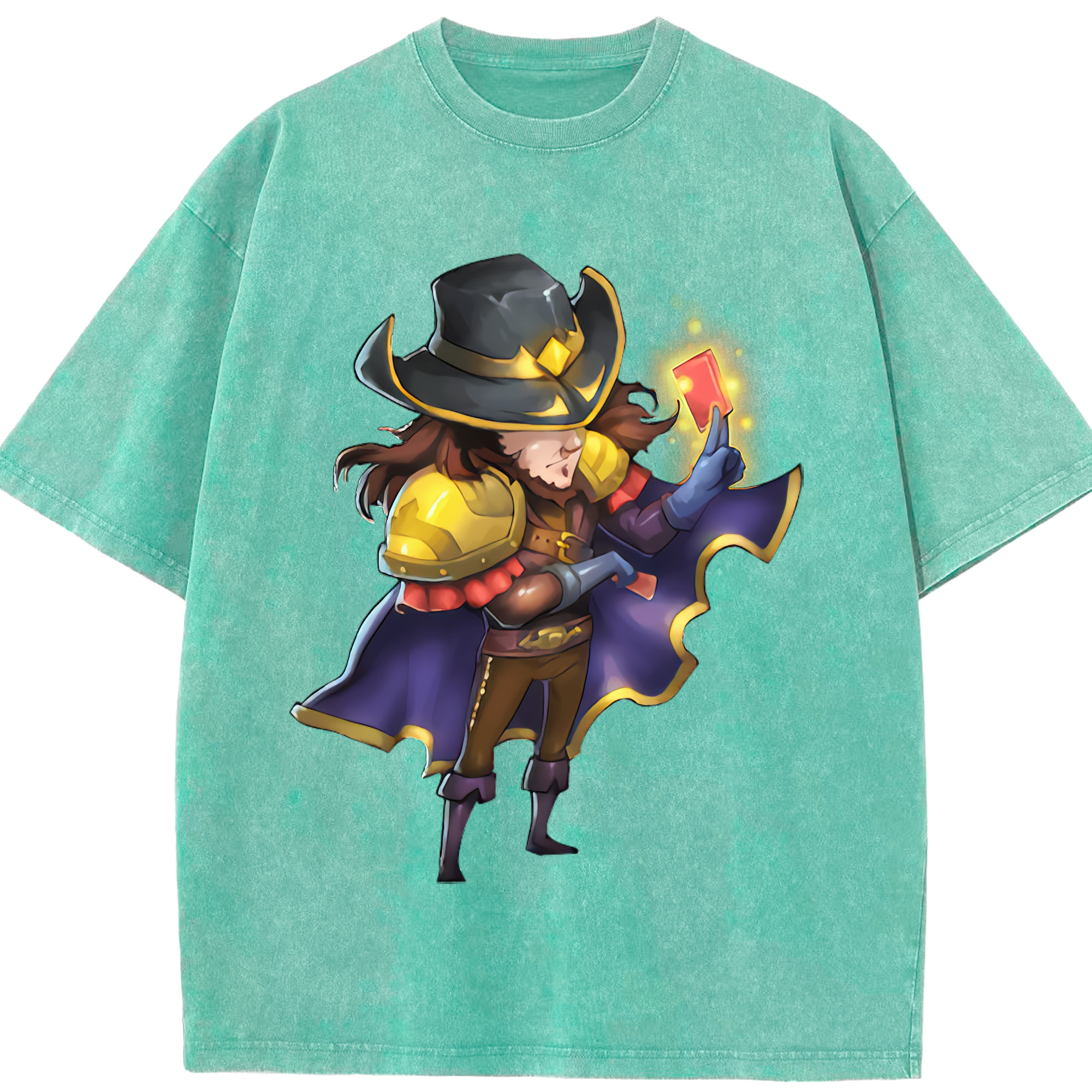 リーグ・オブ・レジェンド League of Legends LOL 綿100% ヴィンテージ風 半袖Tシャツ（フロントプリント）